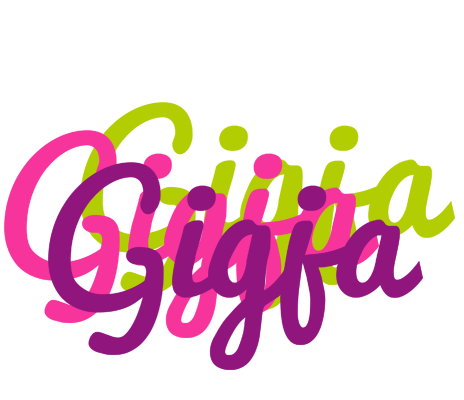 Gigja flowers logo