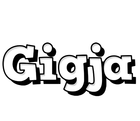 Gigja snowing logo