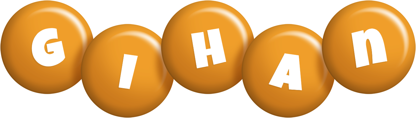 Gihan candy-orange logo