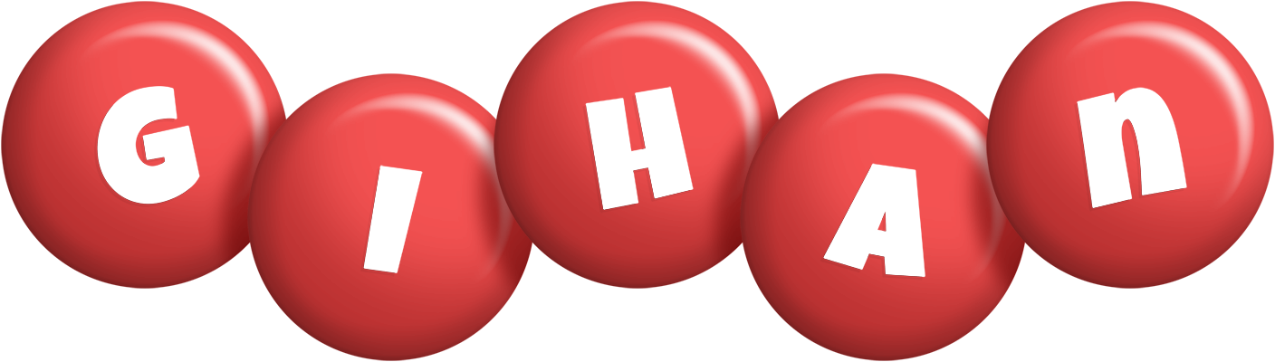 Gihan candy-red logo
