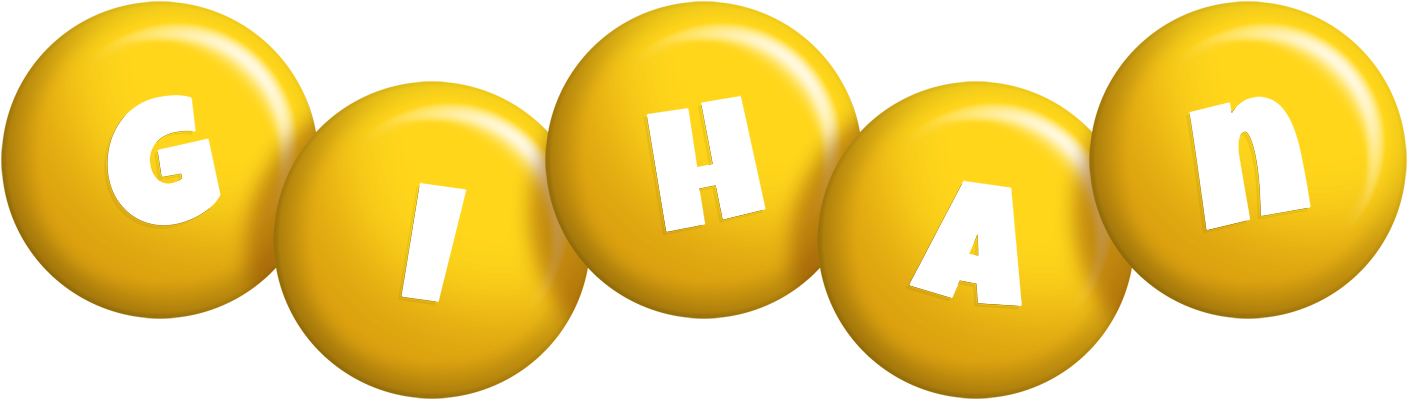 Gihan candy-yellow logo