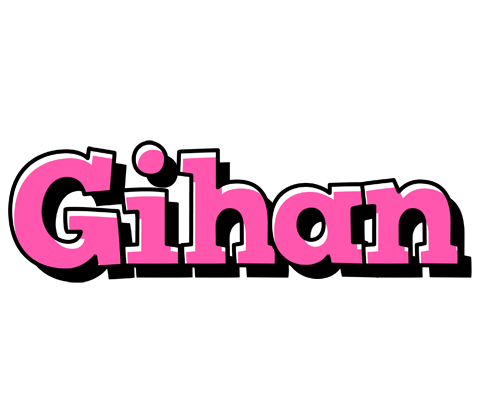 Gihan girlish logo