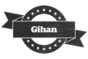 Gihan grunge logo