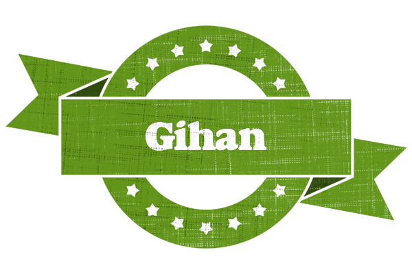 Gihan natural logo
