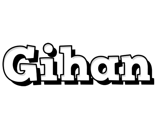 Gihan snowing logo