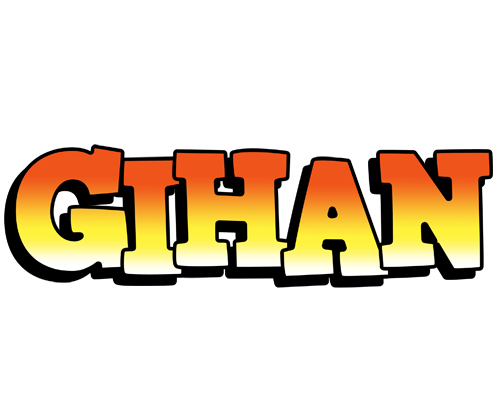 Gihan sunset logo