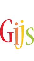 Gijs birthday logo