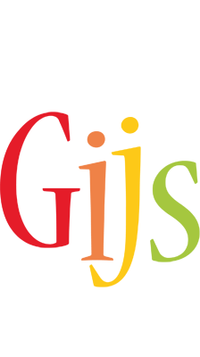 Gijs birthday logo