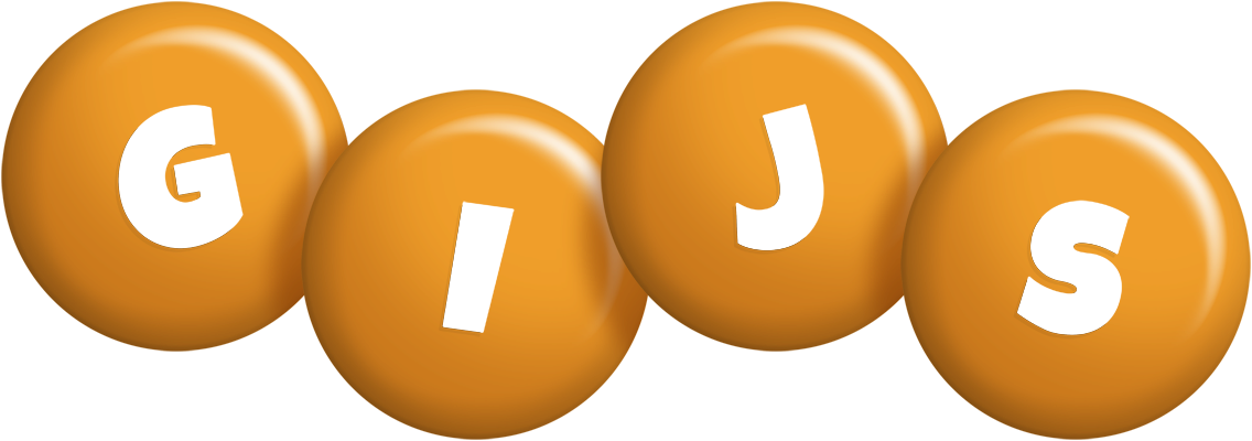 Gijs candy-orange logo