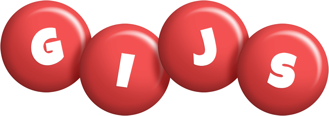 Gijs candy-red logo