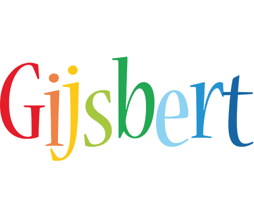 Gijsbert birthday logo