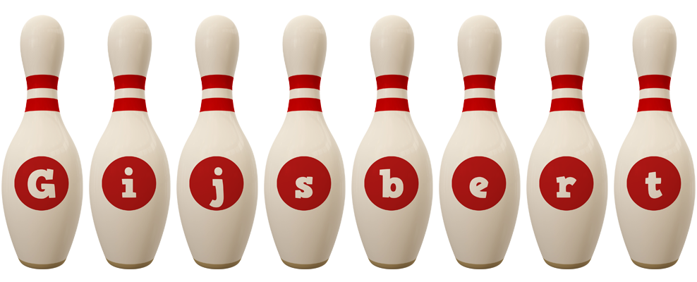 Gijsbert bowling-pin logo