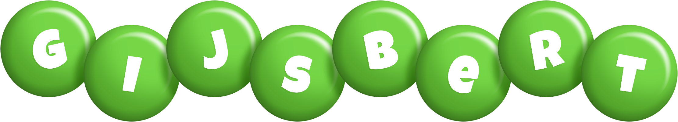 Gijsbert candy-green logo