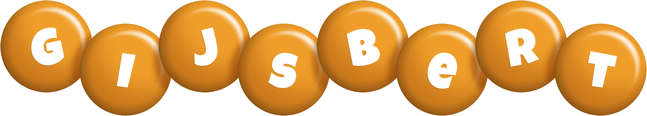 Gijsbert candy-orange logo