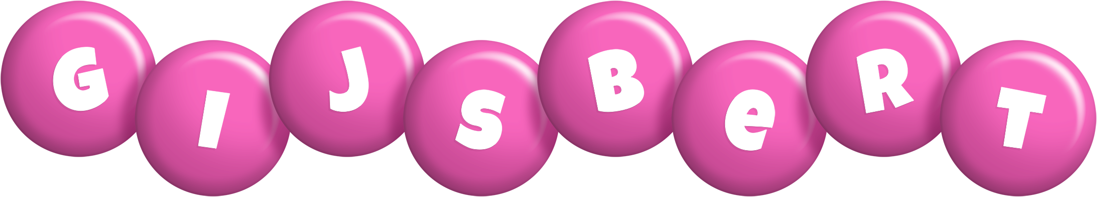 Gijsbert candy-pink logo