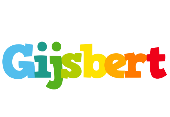 Gijsbert rainbows logo