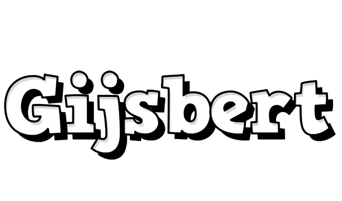 Gijsbert snowing logo