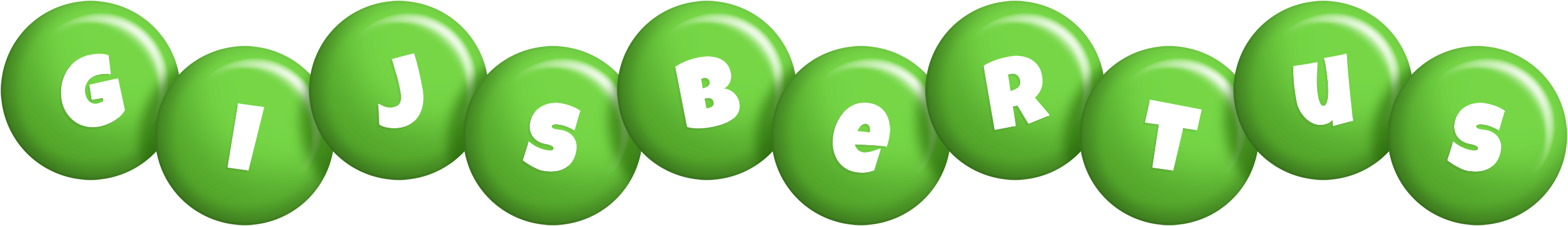 Gijsbertus candy-green logo