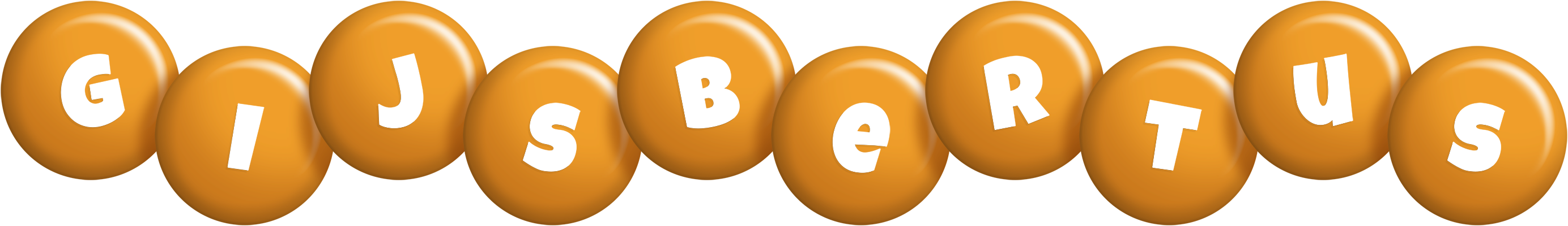 Gijsbertus candy-orange logo