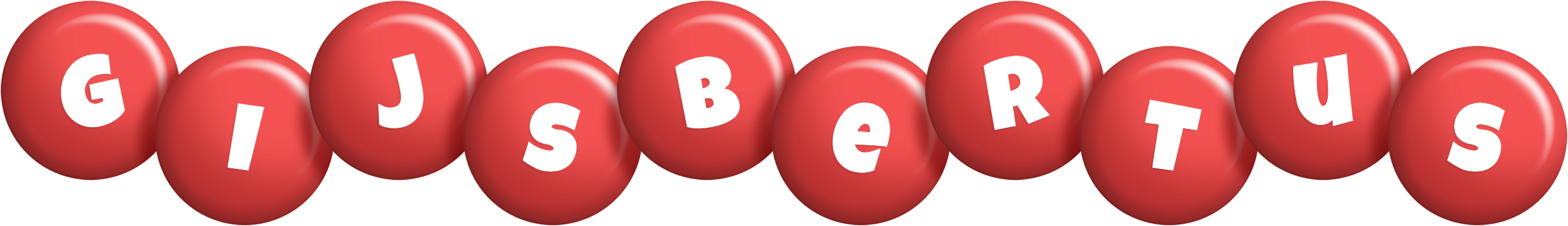 Gijsbertus candy-red logo