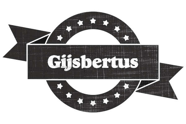 Gijsbertus grunge logo