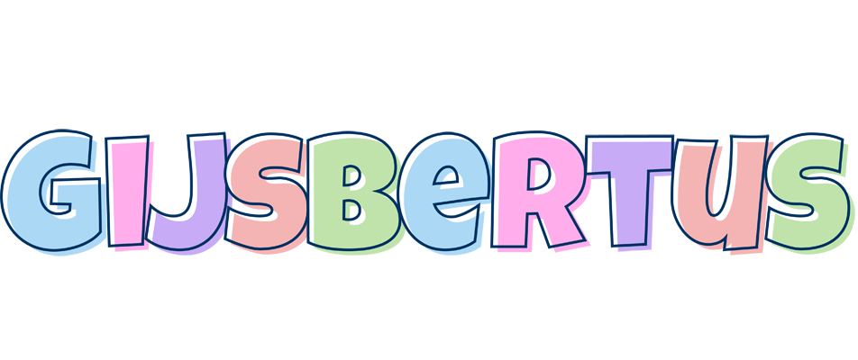 Gijsbertus pastel logo