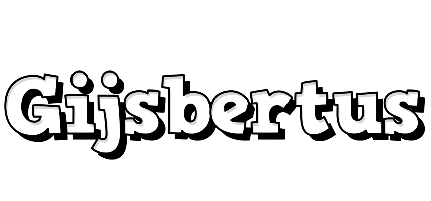 Gijsbertus snowing logo