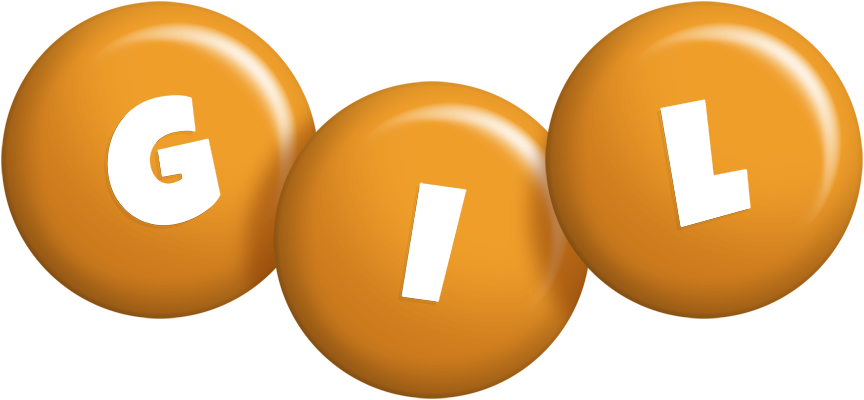 Gil candy-orange logo