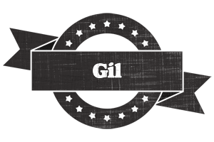 Gil grunge logo