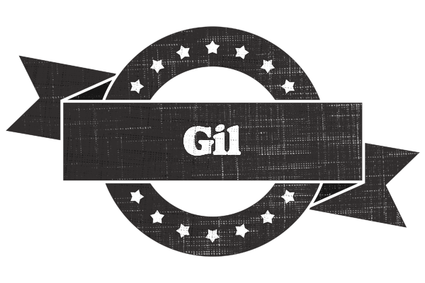 Gil grunge logo