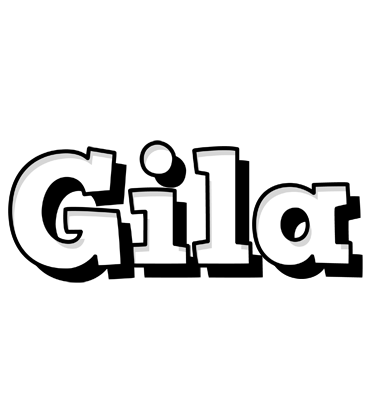 Gila snowing logo