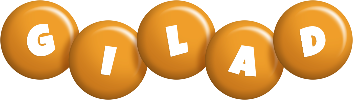 Gilad candy-orange logo