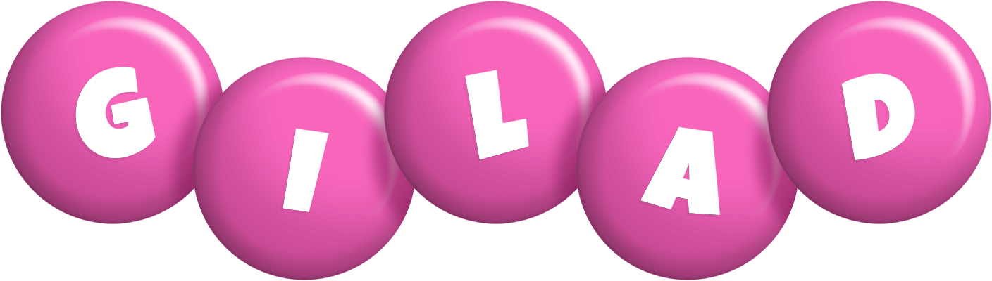 Gilad candy-pink logo