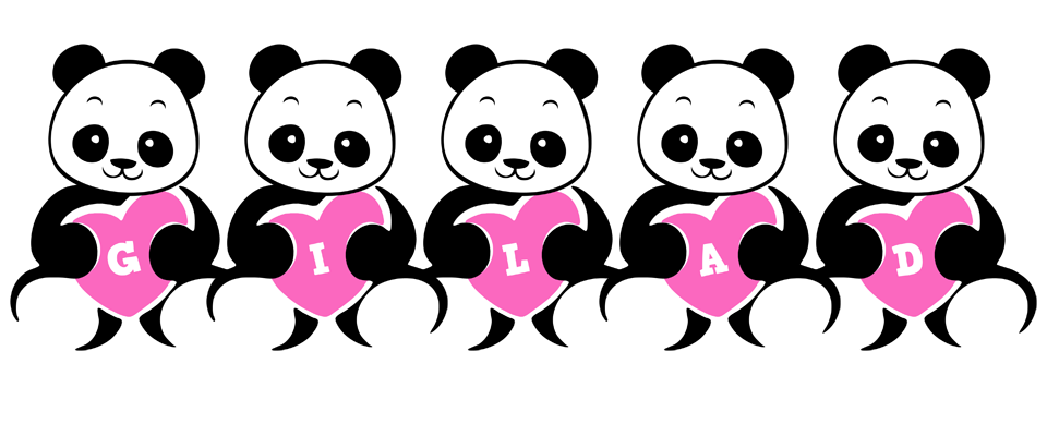 Gilad love-panda logo