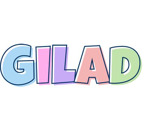 Gilad pastel logo