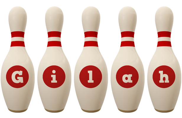 Gilah bowling-pin logo