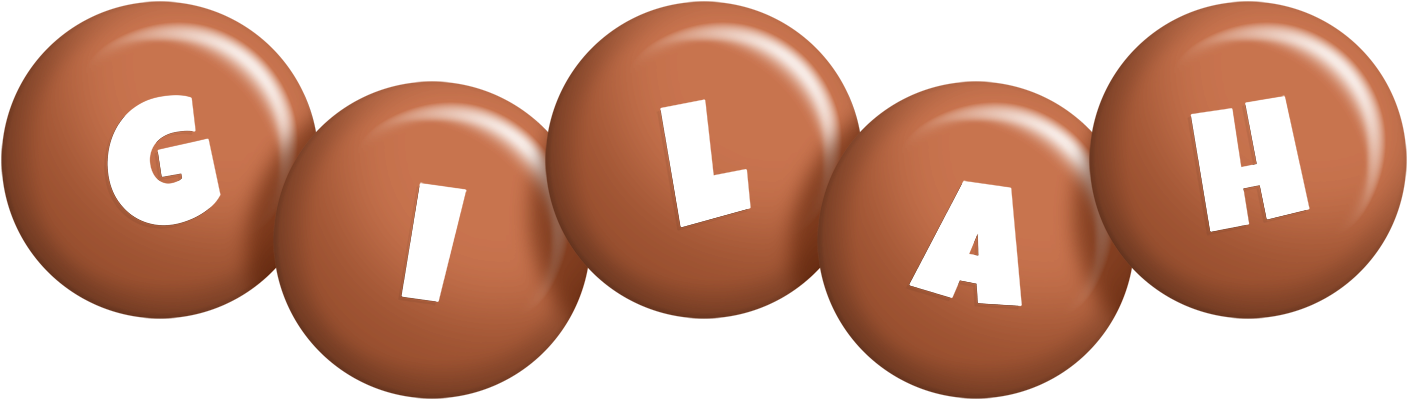 Gilah candy-brown logo