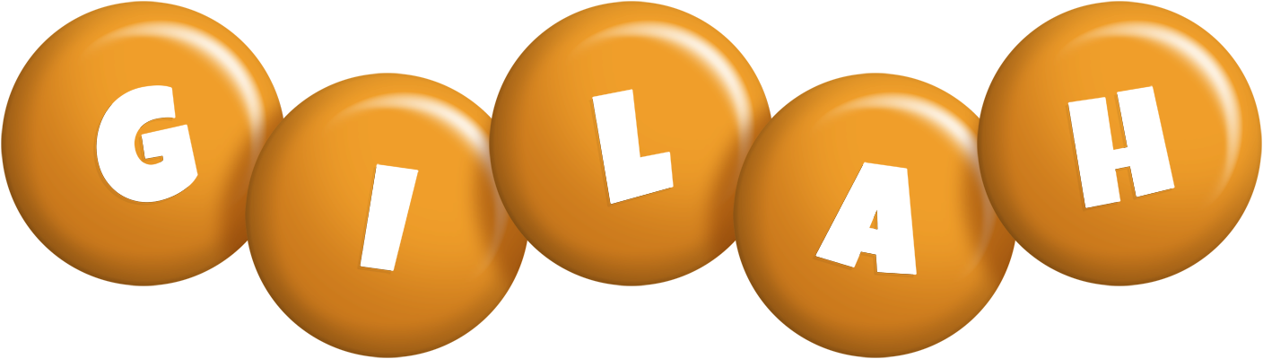Gilah candy-orange logo