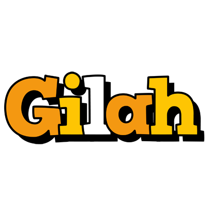 Gilah cartoon logo