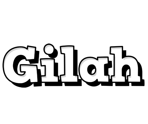 Gilah snowing logo