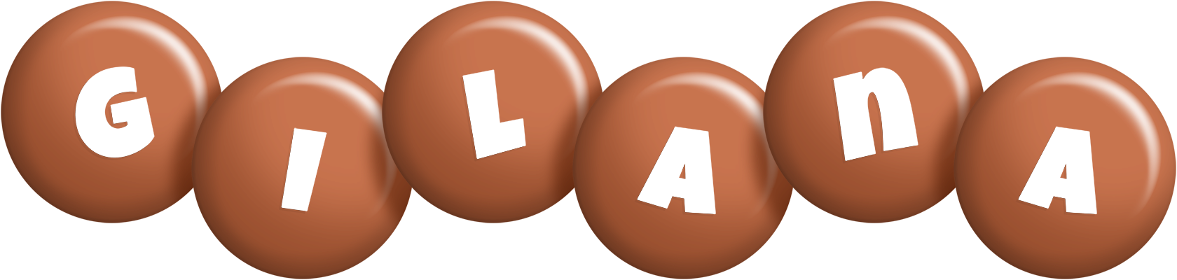 Gilana candy-brown logo
