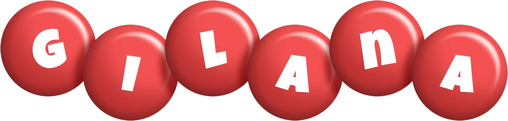 Gilana candy-red logo
