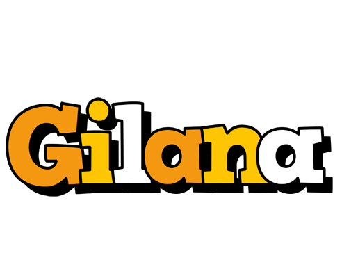 Gilana cartoon logo