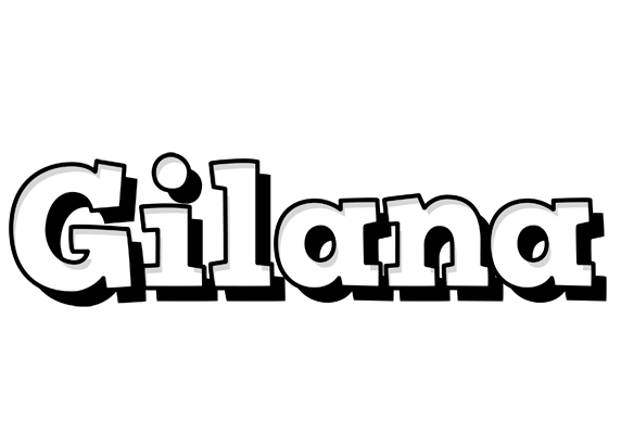 Gilana snowing logo