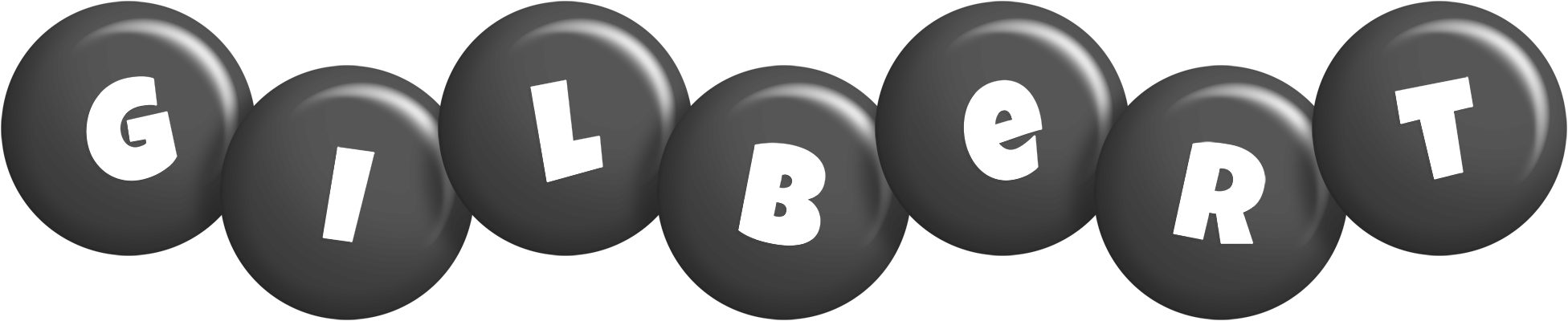 Gilbert candy-black logo
