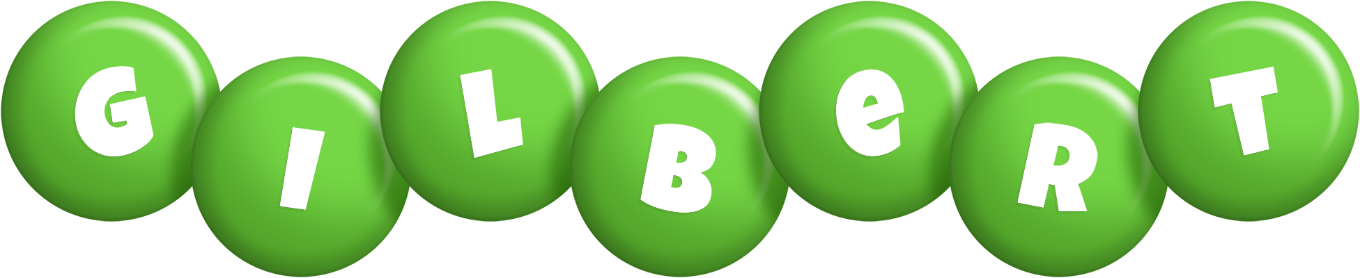 Gilbert candy-green logo