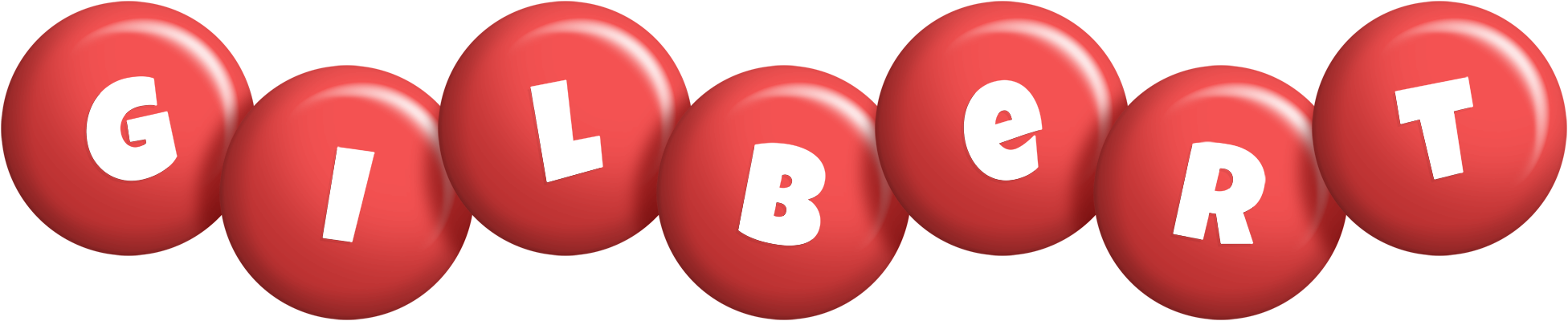 Gilbert candy-red logo