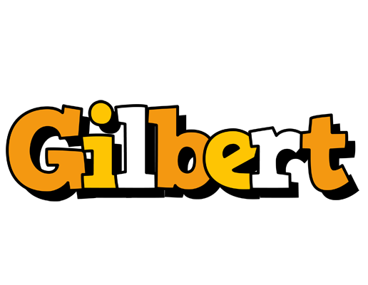 Gilbert cartoon logo