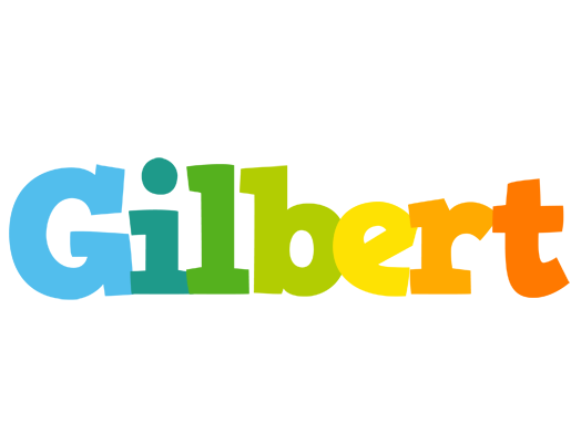 Gilbert rainbows logo