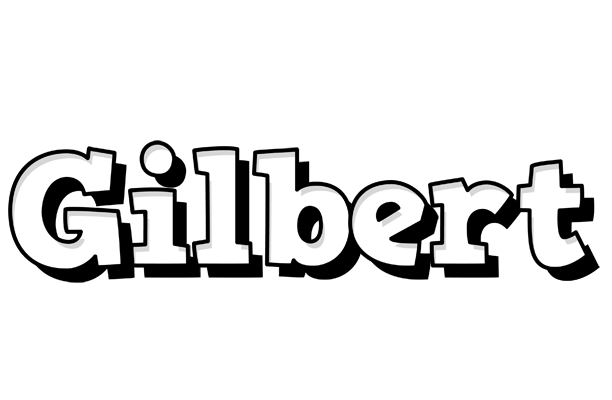 Gilbert snowing logo